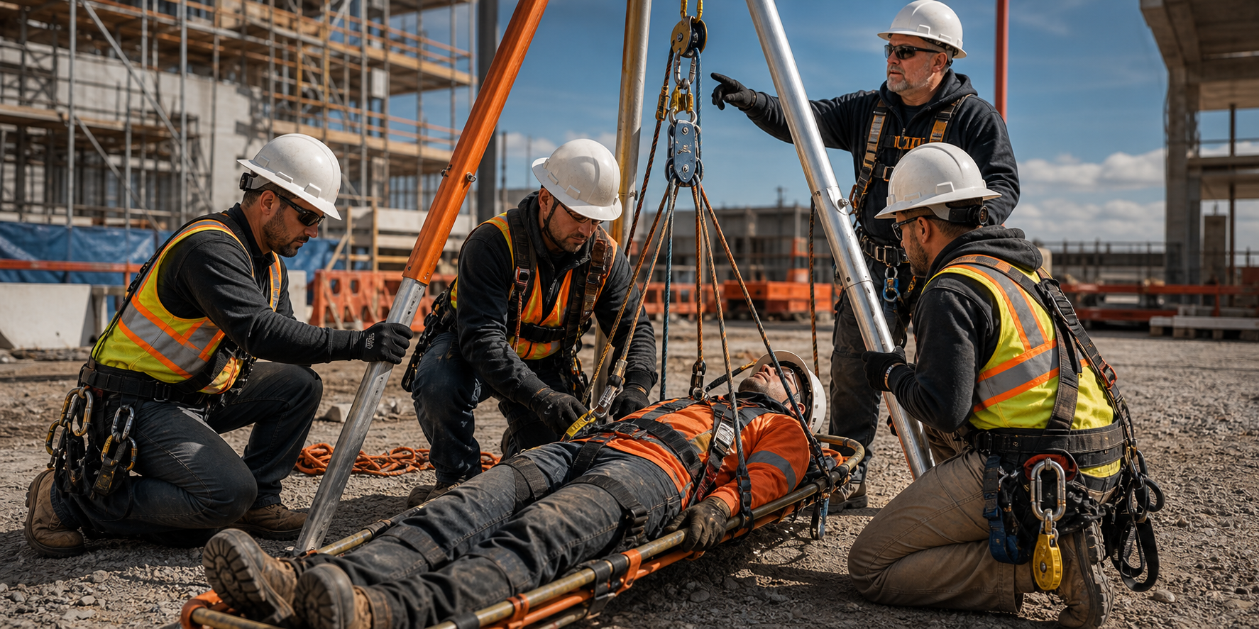 Rescue training in action